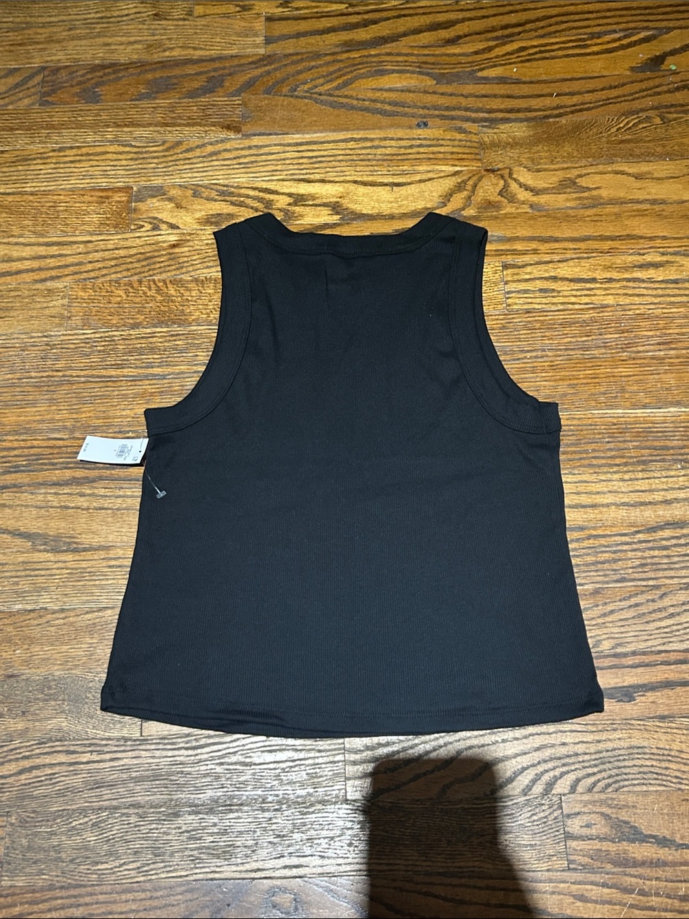 Old Navy Black Ribbed Snug Tank - Picture 4 of 6